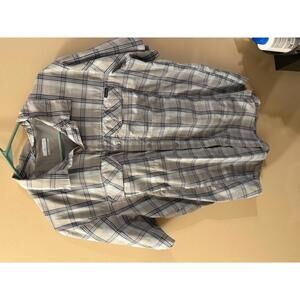Columbia Men's Short Sleeve Plaid Button-Up Shirt